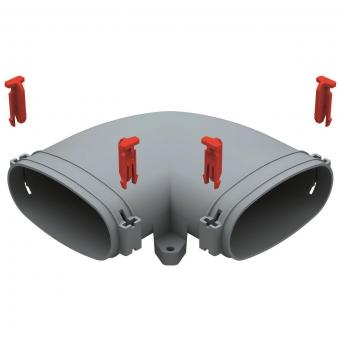 HELI FlexPipe Bogen Horizontal FRS-BH 51 