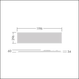 THORN Einlegepanel BETA 3 HF LRO M1200mm 
