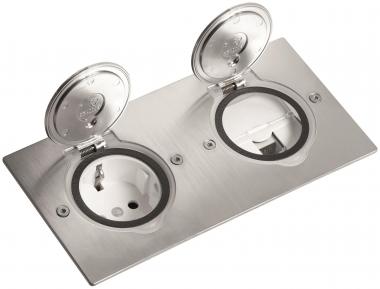 Legrand 089702 Deckelsatz quadratisch 