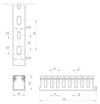 Unex Verdrahtungskanal 25x20    25.20.77 
