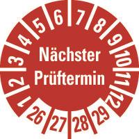 HEIN 185773 Prüfplakette NP 