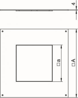 OBO DUG 350-3 4 Montagedeckel 350-2/3 f. 