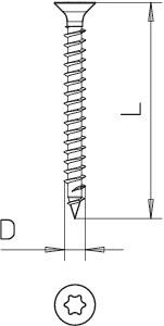 OBO 4759T 4.0x20 Sprint-Schraube 