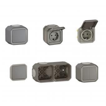 Legrand 100362 Plexo New Set 2 Anthrazit 