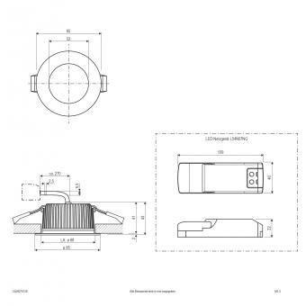EVN LED Downlight             L54N070125 