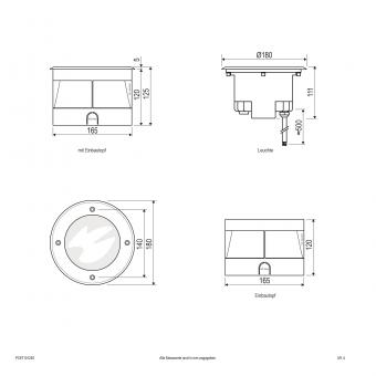 EVN P-LED Bodeneinbau -rund   PC67101240 