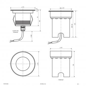 EVN LED Bodeneinbau -EDS /   PCS67100902 