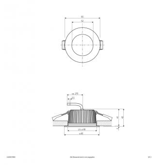 EVN Deckeneinbau Solido68 ws L5408019902 