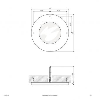 EVN LED Ein-/Anbauleuchte     L120251302 
