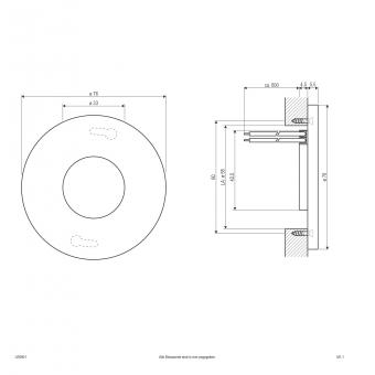 EVN Led-edelstahl-Einbauleuchte   LR0601 