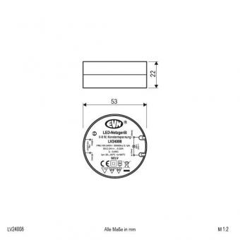 EVN Netzgeräte Kunststoff 0,1-8W LV24008 