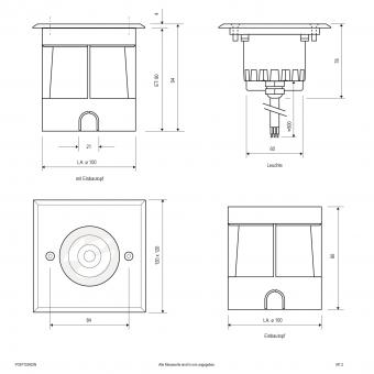 EVN P-LED Bodeneinbau -      PC67103402N 