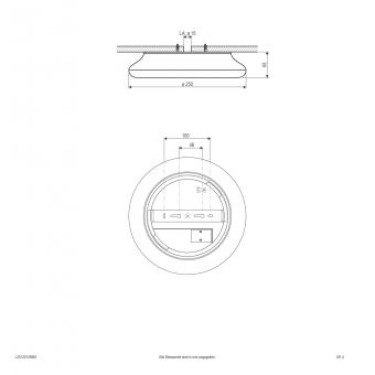 EVN LED Anbauleuchte IP54    L25120125BM 