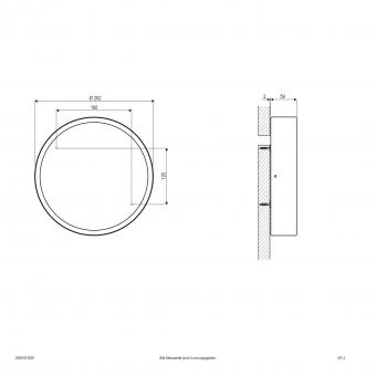 EVN LED Anbauleuchte -rund -  LR65181525 