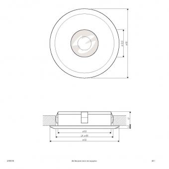 EVN LED Einbauleuchte, rund    L23060102 
