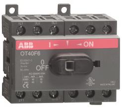 ABB Lasttrennschalter 6-p 25A m.  OT25F6 