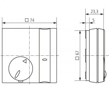 THEB Hygrostat weiss              SOT715 