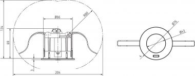 Theben PlanoSpot 2039100   360 KNX DE WH 