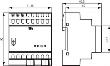 Theben PS 320mA T KNX    PS 320 mA T KNX 