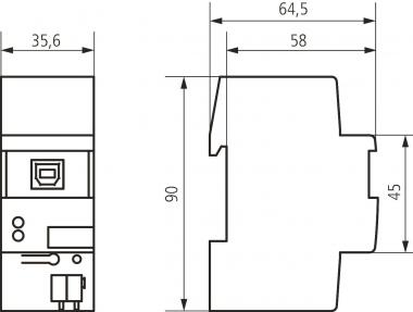 THEB EIB/KNX   USB-Schnittstelle EIB/KNX 
