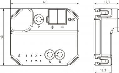 Theben UP-Medienkoppler  LUXORliving RF1 