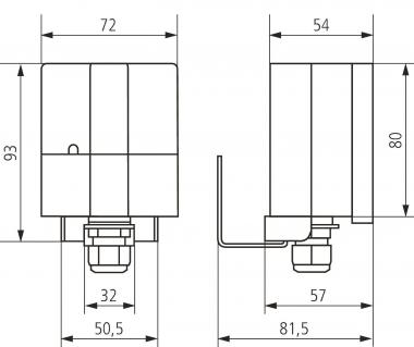 THEB Helligkeitswertsender    133EIB/KNX 