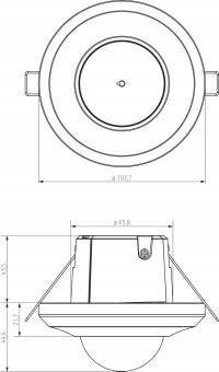 Theben     LUXA 104 S360-200-24 DE-UP WH 