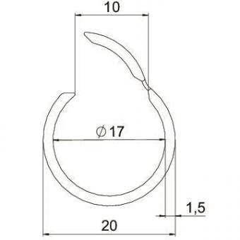 OBO 2953 M20 RW Quick-Pipe M20 PVC 