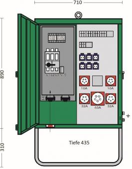 ET Verteilerschrank im    V 63N/A/6221-2 