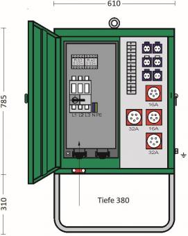 ET Verteilerschrank im     V 63N/A/622-2 