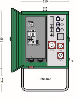 ET Verteilerschrank im    V 63N/A/3111-1 