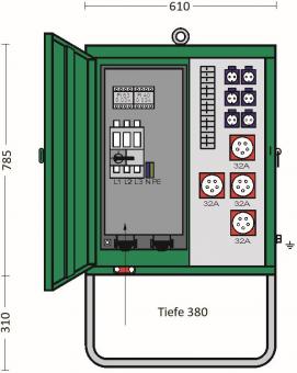 ET Verteilerschrank im     V 63N/A/604-2 