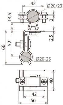 Dehn 202850 DLH RSF DLH RSF ZS 20 23 V2A 