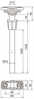 Dehn 106815 DH  DH ZS 20 D16 1270 GFK PA 