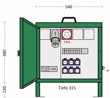 ET Endverteilerschrank    EV 32ZN/A/61-1 