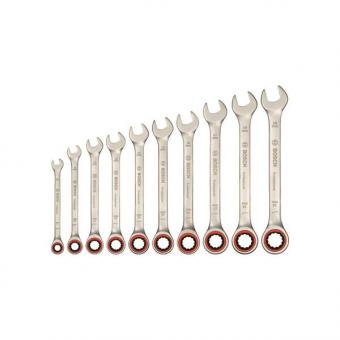 Bosch Ringmaulratschenlüssel-Set 10-tlg 