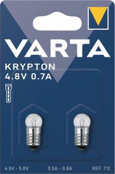 VARTA Kryptonlampe 4,8V 0,7A         712 