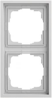 GIRA 021286 Abdeckrahmen 2f RUND Grau 