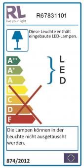 Trio LED-Deckenleuchte POLLUX  R67831101 