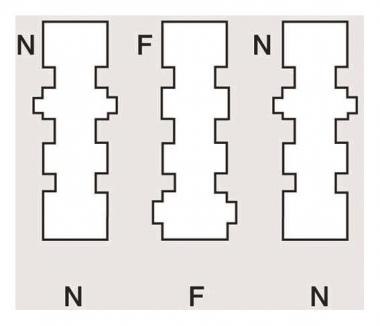 RB Telefondose TAE 3x6  NFN  AP 