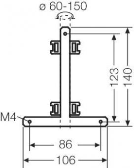 Hensel Mastbefestigung           KV MB 4 