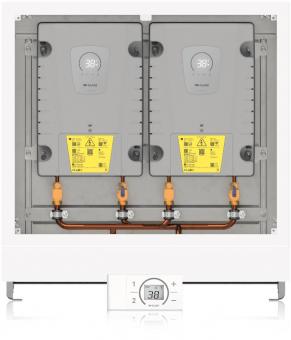 Clage      ISX Twin mit Unterputzschrank 