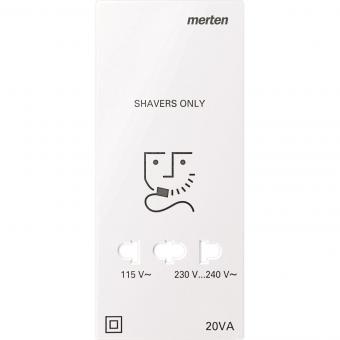 Merten Zentralplatte f.Rasier-    213625 