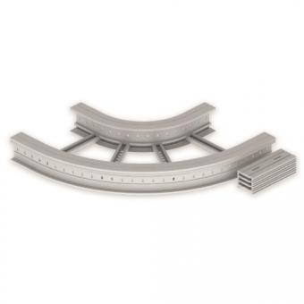  Flachbogen 90  halogenfrei grau 135x500 