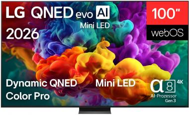 LG 100QNED87B6 sw Mini LED-TV 