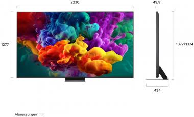LG 100QNED87B6 sw Mini LED-TV 