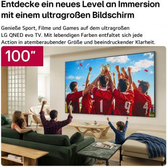 LG 100QNED87B6 sw Mini LED-TV 