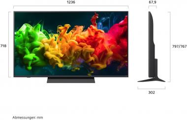LG 55QNED8EB3B sw Mini LED-TV 