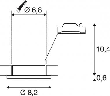SLV DOLIX OUT QPAR51 rund weiß   1001165 