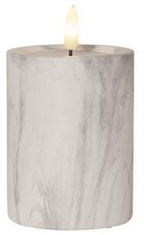 S&H LED-Kerze Marmoroptik          88217 